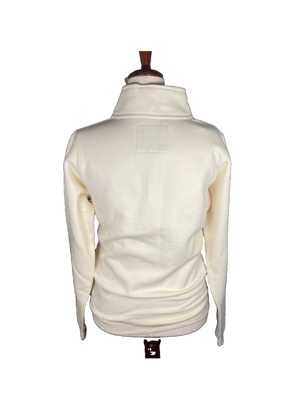 Landway Heritage Fleece 1/4 Zip Pullover Women's Size Large Outdoor New Cream - Picture 4 of 7